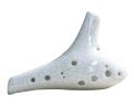 12 Holes Musical Instrument Ocarina for Beginner Professional Ocarina; White