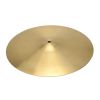 Professional 16" 0.7mm Copper Alloy Crash Cymbal for Drum Set Golden