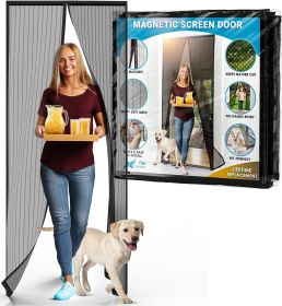 Magnetic Mesh Screen Door