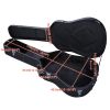 Guitar Hard Case for Acoustic Guitar made of hard plywood wrapped in PU leather(No shipment on weekends)