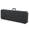 MCH Electric Guitar Square Hard Case with Protective Sleeve Fits ST TL Burning fire 170 Style Electric Guitar Blac