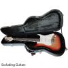 [Do Not Sell on Amazon]Glarry ST High Grade Electric Guitar Hard Case Microgroove Flat Surface Straight Flange Black