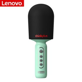 M1 Handheld Microphone Wireless Bluetooth-Compatible HIFI Sound Quality Karaoke Artifact Mobile Phone Live Home Portable (Color: Lenovo M1 Green)