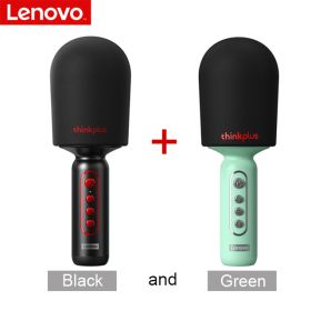 M1 Handheld Microphone Wireless Bluetooth-Compatible HIFI Sound Quality Karaoke Artifact Mobile Phone Live Home Portable (Color: M1 Black and Green)