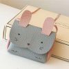 Rabbit Purses Bag Baby Kids Girls PU Leather Shoulder Bag